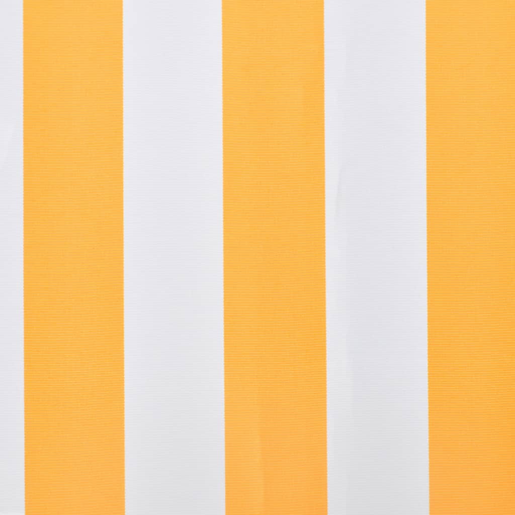 Vidaxl vervangingsdoek voor luifel 300x250 cm polyester geel en wit