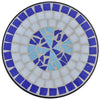 Vidaxl bijzeltafel mozaïek blauw en wit