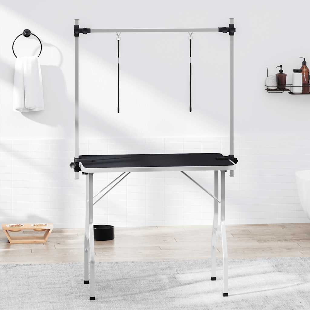 Vidaxl trimtafel voor huisdieren met 2 aanlijnopties