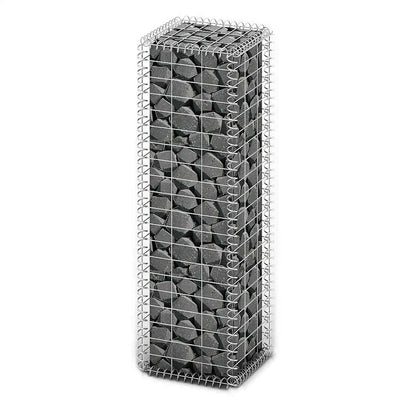 Vidaxl schanskorf met deksels 100x30x30 cm gegalvaniseerd draad