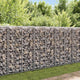 Vidaxl schanskorf met deksels 100x30x30 cm gegalvaniseerd draad