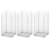 Vidaxl 3-delige schanskorfset 25x25x50 cm gegalvaniseerd draad