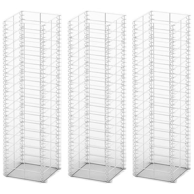 Vidaxl 3-delige schanskorfset 25x25x100 cm gegalvaniseerd draad
