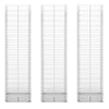 Vidaxl 3-delige schanskorfset 25x25x100 cm gegalvaniseerd draad