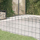 Vidaxl borderafscheiding 10x0,65 m gepoedercoat ijzer