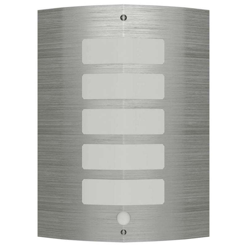 Vidaxl sierlijke rvs wandlamp met bewegingssensor