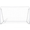 Vidaxl voetbaldoelset hoogwaardig 240x90x150 cm staal