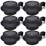 Vidaxl solar buitenlampset 6 stuks zwart - afbeelding 2