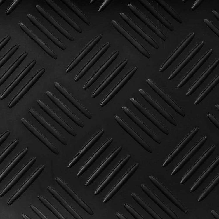Vidaxl rubberen anti-slip vloermat 5x1m traanplaat