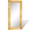 Vidaxl wandspiegel in massief houten frame 120x60 cm