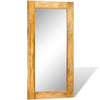 Vidaxl wandspiegel in massief houten frame 120x60 cm