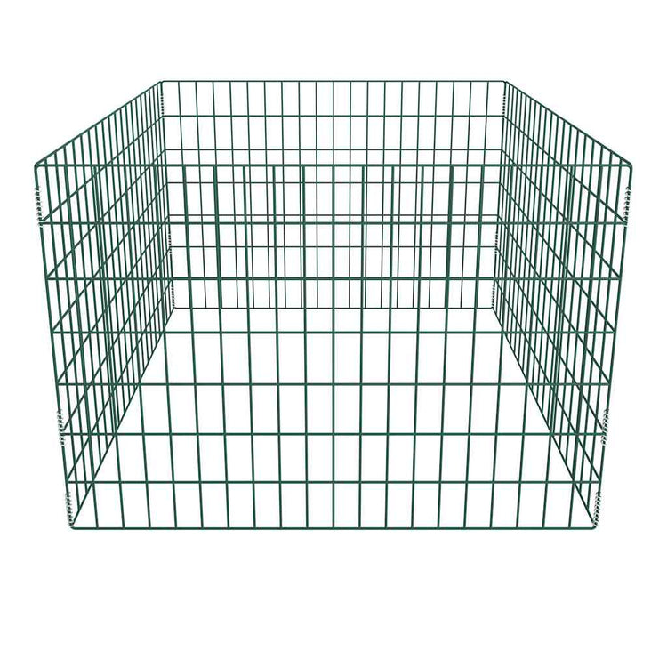 Vidaxl compostbak vierkant 100x100x70 cm mesh