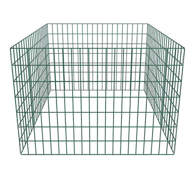 Vidaxl compostbak vierkant 100x100x70 cm mesh