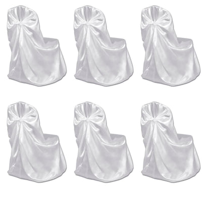 Vidaxl bruiloft stoelhoes wit (6 stuks)