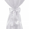 Vidaxl statafelhoes met strik 60cm wit (2 stuks)