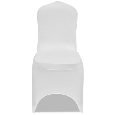 Vidaxl stoelhoes stretch wit (50 stuks)