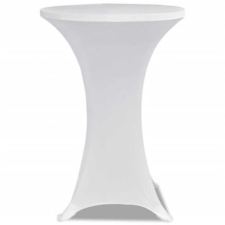 Vidaxl statafelhoes stretch ø70cm wit (2 stuks)