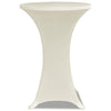 Vidaxl statafelhoes stretch ø60cm crème (2 stuks)