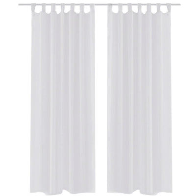Vidaxl gordijn wit 140x175 cm (2 stuks)