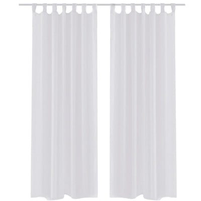 Vidaxl gordijn wit 140x245 cm (2 stuks)