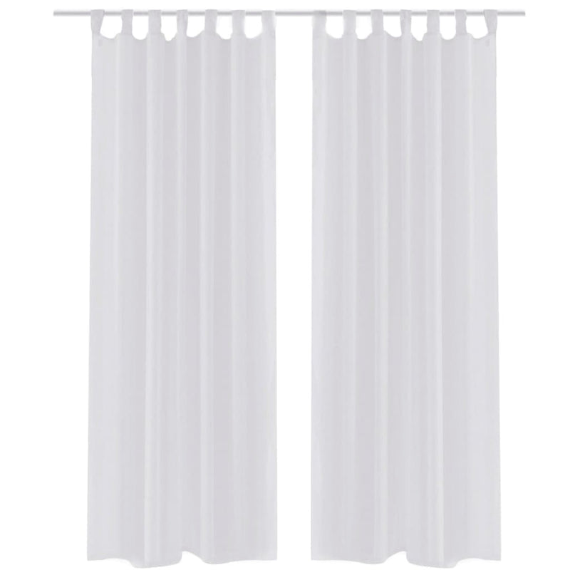 Vidaxl gordijn wit 140x245 cm (2 stuks)