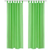 Vidaxl gordijn appelgroen 140x175 cm (2 stuks)