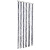 Vidaxl vliegengordijn 90x220 cm chenille grijs en wit
