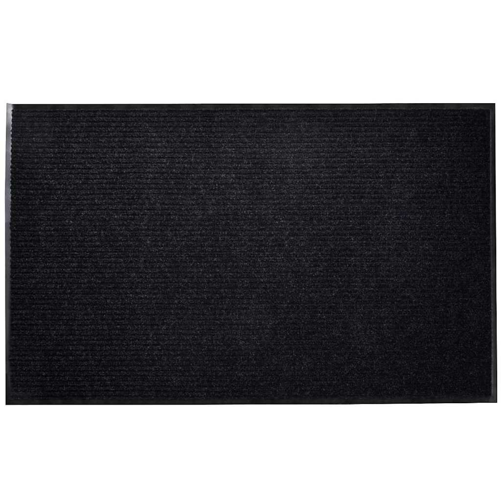 Vidaxl deurmat 120x180 cm pvc zwart