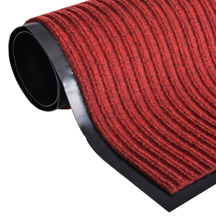 Vidaxl deurmat 120x180 cm pvc rood
