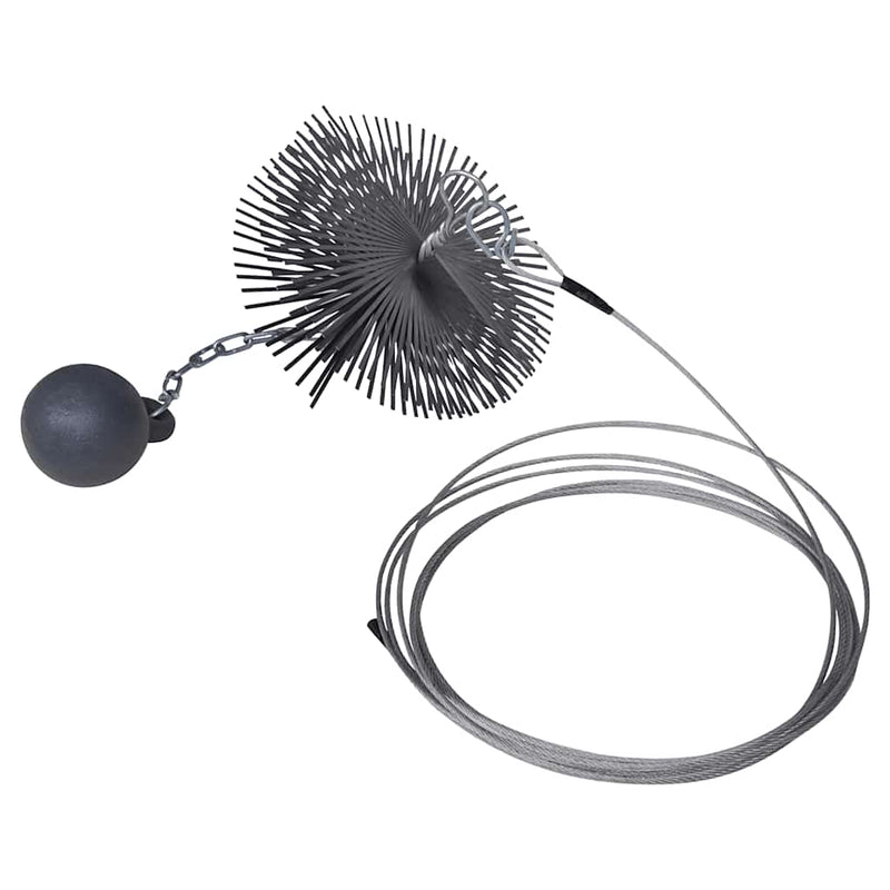 Vidaxl schoorsteenveegborstel rond ø 25 cm