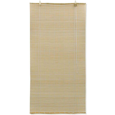 Vidaxl rolgordijn 80x160 cm bamboe natuurlijk