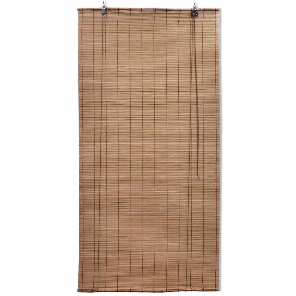 Vidaxl rolgordijn 80x160 cm bamboe bruin