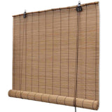 Vidaxl rolgordijn 150x220 cm bamboe bruin - afbeelding 1
