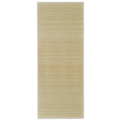 Vidaxl tapijt rechthoekig 120x180 cm bamboe naturel