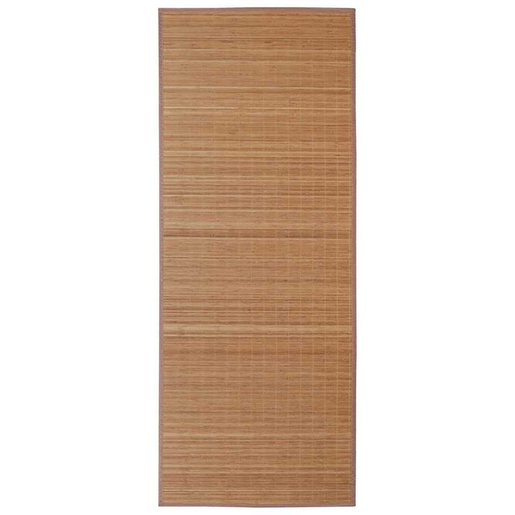 Vidaxl tapijt rechthoekig 120x180 cm bamboe bruin