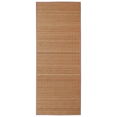 Vidaxl tapijt rechthoekig 120x180 cm bamboe bruin