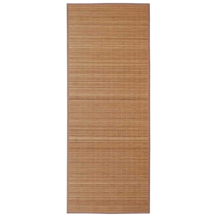 Vidaxl tapijt rechthoekig 150x200 cm bamboe bruin