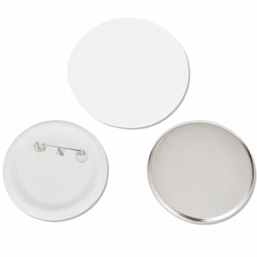 Vidaxl 500 st buttononderdelen 25 mm