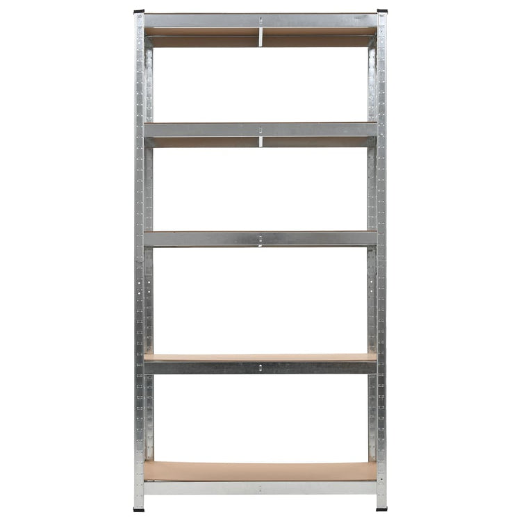 VidaXL Opbergrek zilverkleurig 2 st