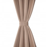 Vidaxl gordijnen met metalen ringen 135 x 245 cm 2 stuks (creme) - afbeelding 3