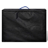 Vidaxl massagetafel met 2 zones inklapbaar aluminum frame blauw - afbeelding 2