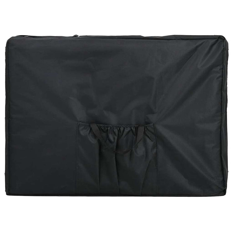 Vidaxl massagetafel inklapbaar met aluminium frame (vier delen crèmewit)