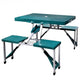 Vidaxl campingset inklapbaar lichtgewicht 120x60 cm aluminium groen