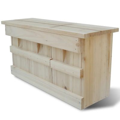 Vidaxl nestkast voor huismus 44 x 15,5 x 21,5 cm