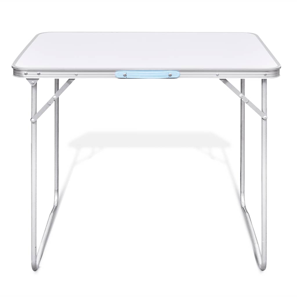 Vidaxl campingtafel inklapbaar met metalen frame 80 x 60 cm