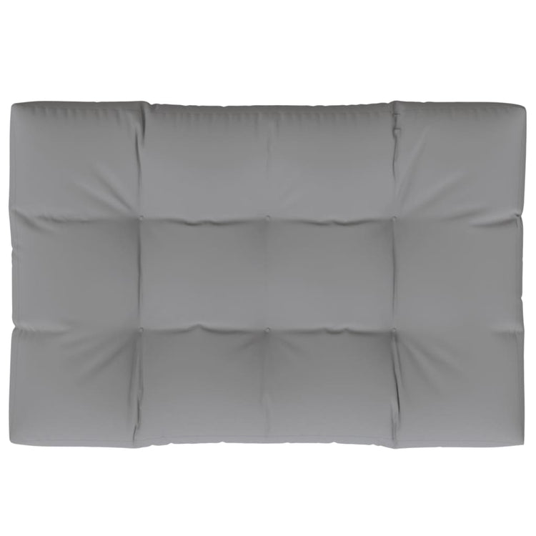 Vidaxl palletkussen 120 x 80 x 12 cm stof grijs