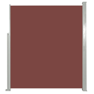 Vidaxl tuinscherm uittrekbaar 160x300 cm bruin