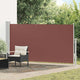 Vidaxl tuinscherm uittrekbaar 160x300 cm bruin
