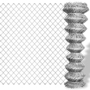 Vidaxl gaashek 15x1,5 m gegalvaniseerd staal zilverkleurig - afbeelding 1