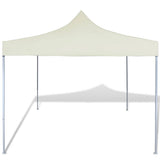 Vidaxl partytent inklapbaar 3x3 m crème - afbeelding 2